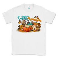 White Fall Cutest Pumpkin In The Patch Classic Tee - LillyAllenDesigns