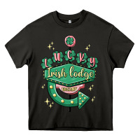 Asphalt irish lodge vacant Heavy Core Tee - MaliasSmallBusiness