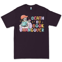 Plum death by book hangover Premium Tee - MaliasSmallBusiness