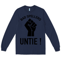Navy Bad Spellers Long Sleeve Tee - Bettercallsaul
