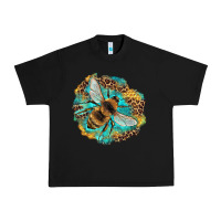 Black leopard honeycomb with bee Urban Heavy Tee - Artiststas