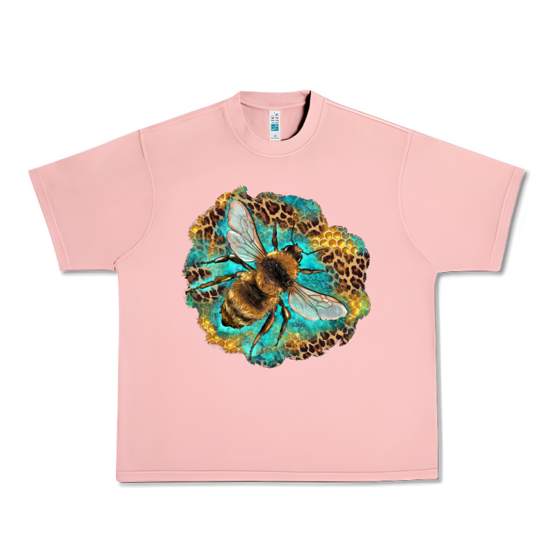 Leopard Honeycomb With Bee Urban Heavy Tee by Artiststas | Teevron