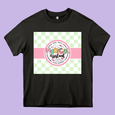 Medical Assistant Nurse Heavy Core Tee Designed By Maliassmallbusiness