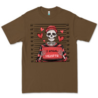 Cacao i steal hearts skeleton valentine's day Premium Tee - MaliasSmallBusiness