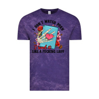 Cloud Purple i don t watch porn i read it like a fucking lady Vintage Tee - Artiststas
