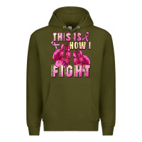 Army Green This is how i fight Premium Hoodie - FaDigitalArtStudio
