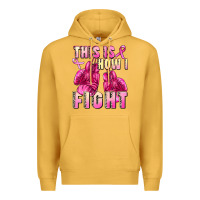 Mustard This is how i fight Premium Hoodie - FaDigitalArtStudio