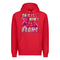 Red This is how i fight Premium Hoodie - FaDigitalArtStudio