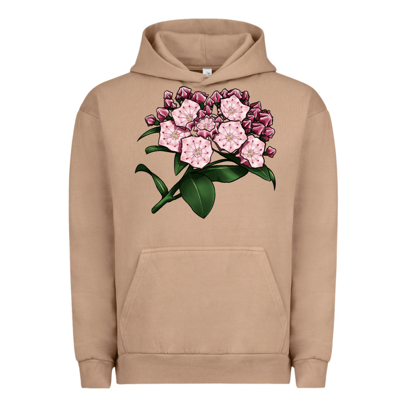 Mountain Laurel Flower Illustrations Urban Hoodie by LillyAllenDesigns | Teevron