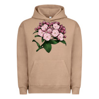 Pigment Burro Mountain Laurel Flower Illustrations Urban Hoodie - LillyAllenDesigns