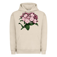 Pigment French Oak Mountain Laurel Flower Illustrations Urban Hoodie - LillyAllenDesigns