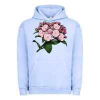 Pigment Grape Ice Mountain Laurel Flower Illustrations Urban Hoodie - LillyAllenDesigns