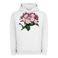 Pigment Lunar Rock Mountain Laurel Flower Illustrations Urban Hoodie - LillyAllenDesigns