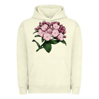 Pigment Pistachio Mountain Laurel Flower Illustrations Urban Hoodie - LillyAllenDesigns
