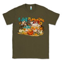 Army Green Cutest Pumpkin In The Patch Classic Tee - LillyAllenDesigns