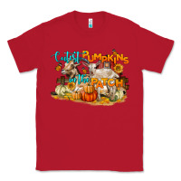 Red Cutest Pumpkin In The Patch Classic Tee - LillyAllenDesigns