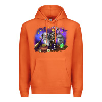 Carrot Cow Halloween Premium Hoodie - RanaPortraitStore