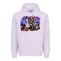 Lilac Cow Halloween Premium Hoodie - RanaPortraitStore