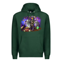 Sports Green Cow Halloween Premium Hoodie - RanaPortraitStore