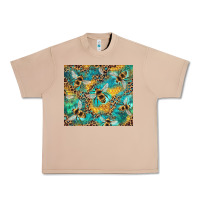 Burro honeycomb and bees with leopard Urban Heavy Tee - Artiststas