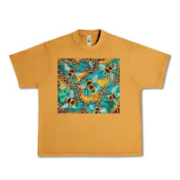 Peanut Butter honeycomb and bees with leopard Urban Heavy Tee - Artiststas