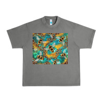 Tornado honeycomb and bees with leopard Urban Heavy Tee - Artiststas