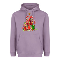Lavender christmas  gnomes Heavyweight Hoodie - FaDigitalArtStudio