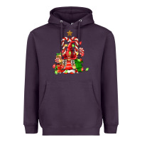 Plum christmas  gnomes Heavyweight Hoodie - FaDigitalArtStudio
