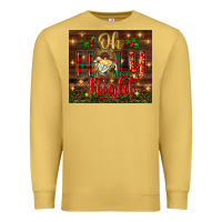 Antique Gold oh holy night Premium Sweatshirt - BundleAndBundleShop