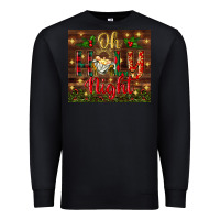 Black oh holy night Premium Sweatshirt - BundleAndBundleShop