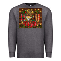 Charcoal Heather oh holy night Premium Sweatshirt - BundleAndBundleShop
