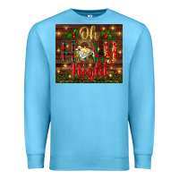 Ocean Blue oh holy night Premium Sweatshirt - BundleAndBundleShop