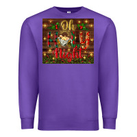 Purple oh holy night Premium Sweatshirt - BundleAndBundleShop