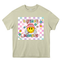 Mossy a little bit dramatic retro Heavy Core Tee - MaliasSmallBusiness