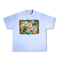 Grape Ice bees and lilies with leopard Urban Heavy Tee - Artiststas
