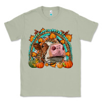 Matcha Fall Cow Rainbow Classic Tee - LillyAllenDesigns