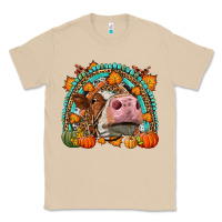 Mushroom Fall Cow Rainbow Classic Tee - LillyAllenDesigns