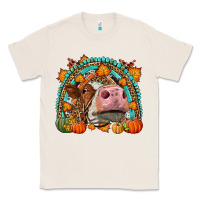Natural Fall Cow Rainbow Classic Tee - LillyAllenDesigns