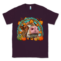Plum Fall Cow Rainbow Classic Tee - LillyAllenDesigns