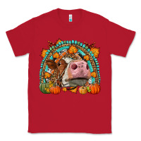 Red Fall Cow Rainbow Classic Tee - LillyAllenDesigns