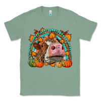 Sage Fall Cow Rainbow Classic Tee - LillyAllenDesigns