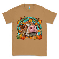 Toasted Coconut Fall Cow Rainbow Classic Tee - LillyAllenDesigns
