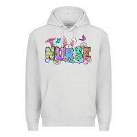 Dove Grey Easter Nurse Premium Hoodie - OliviaCreatesArt