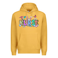 Mustard Easter Nurse Premium Hoodie - OliviaCreatesArt