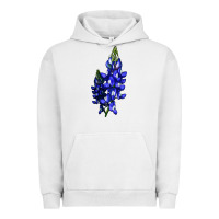 Pigment Lunar Rock Bluebonnet Flower Illustrations Urban Hoodie - LillyAllenDesigns