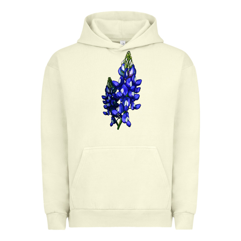 Bluebonnet Flower Illustrations Urban Hoodie by LillyAllenDesigns | Teevron