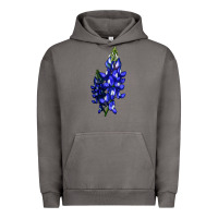 Pigment Tornado Bluebonnet Flower Illustrations Urban Hoodie - LillyAllenDesigns
