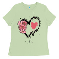 Mimi Flower Heart Ladies Tee | Teevron