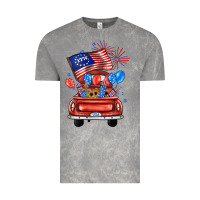 Cloud Rock farm truck,america flag Vintage Tee - JahusDesignShop