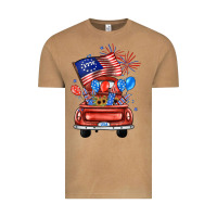 Vintage Camel farm truck,america flag Vintage Tee - JahusDesignShop
